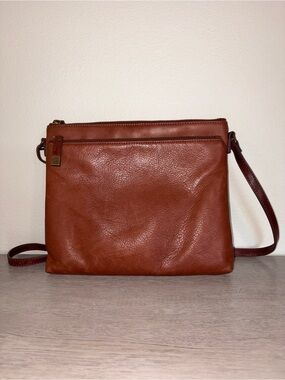 Margot New York Leather Peyton Crossbody Bag